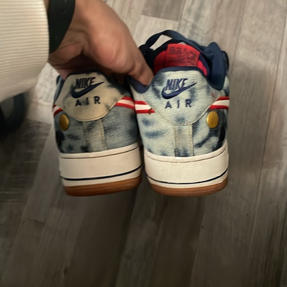 Nike Air Force 1 Low Acid Washed Denim - Picture 3 of 3